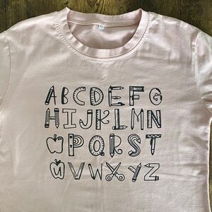 Alphabet Teacher Tee
